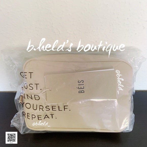 BÉIS The Belt Bag in Beige Cream Tan Neutral Brand New NWT - Picture 15 of 16